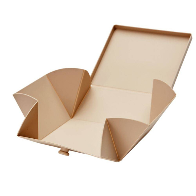 No.02 lunchbox składany z opaską Uhmm - mocca / black