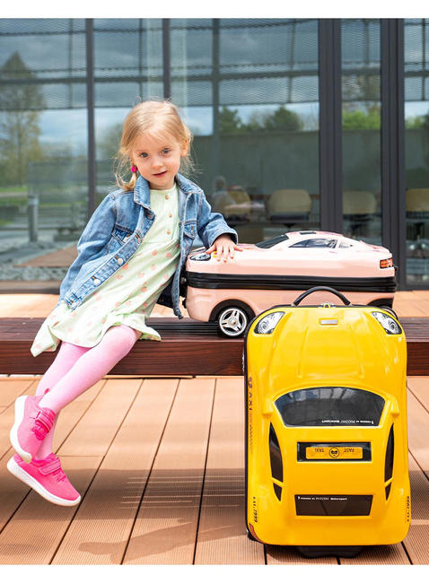 Walizka dla dzieci Puccini Dakar - żółty