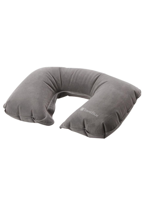 Poduszka podróżna dmuchana na szyję Travel Blue - grey