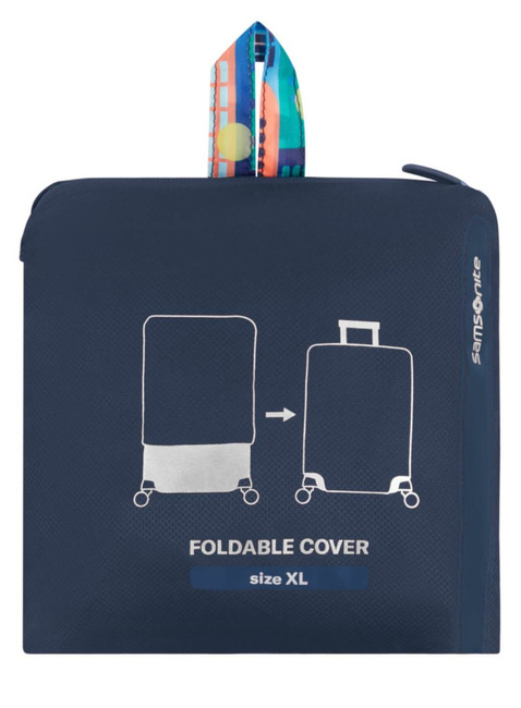 Pokrowiec na walizkę Samsonite Ta Revolution Foldable Luggage Cover XL - city print