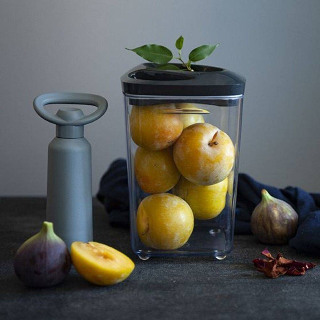 Pojemnik próżniowy na żywność Dafi SeeYoo 1,3 l - grafitowy