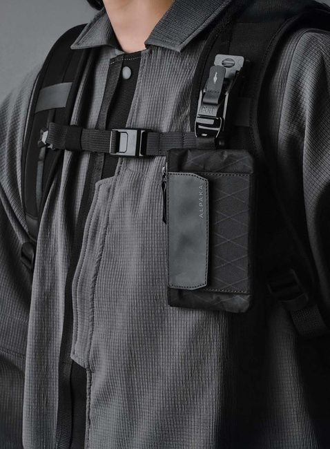 Portfel saszetka Alpaka Zip Pouch Coin - black