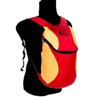 Plecak składany Ticket To The Moon Mini 15 l - burgundy / dark yellow
