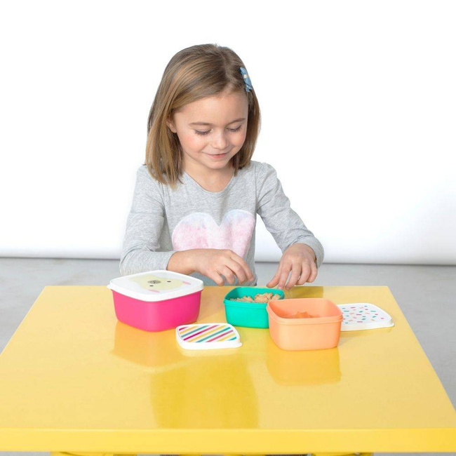 3 lunchboxy na jedzenie Skip Hop Zoo Snack Box Set - llama