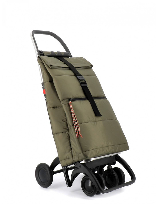 Wózek składany na zakupy Rolser BIG POLAR 4LT - khaki