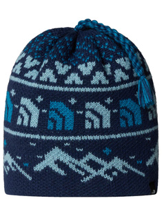 Czapka zimowa The North Face Cabin Ski Tuke - summit navy jacquard / tassel