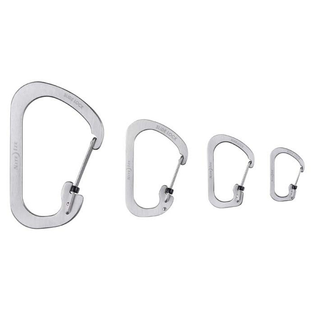 Zestaw karabinków SlideLock Carabiner Set #2, #3, #4 Nite Ize - stalowy