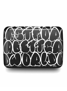 Portfel aluminiowy Ogon Design Stockholm V2 - graffiti