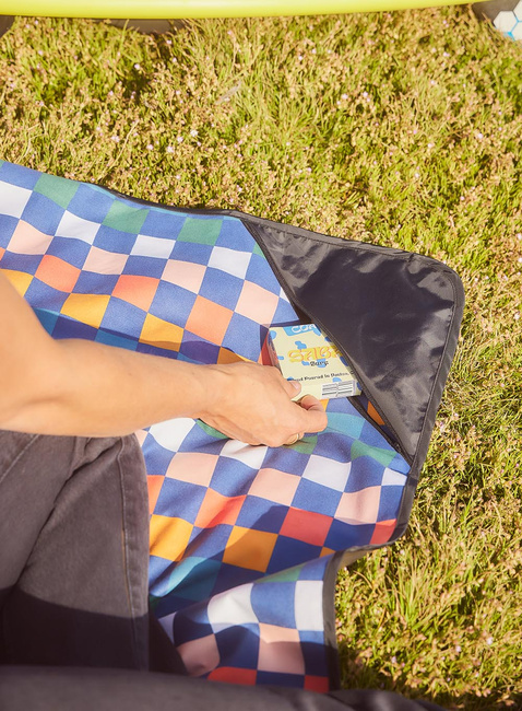 Koc piknikowy Slowtide Sundown Park Blanket - deep Pacific