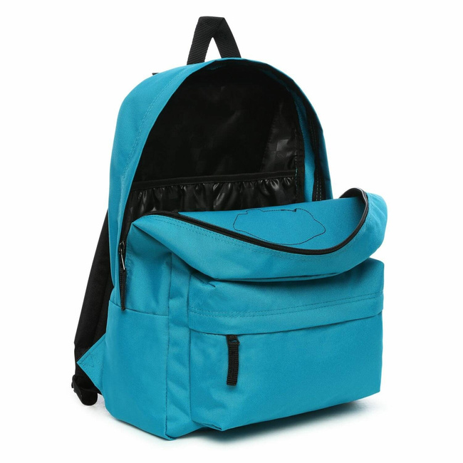 Plecak szkolny Vans Realm - enemel blue + piórnik szachownica