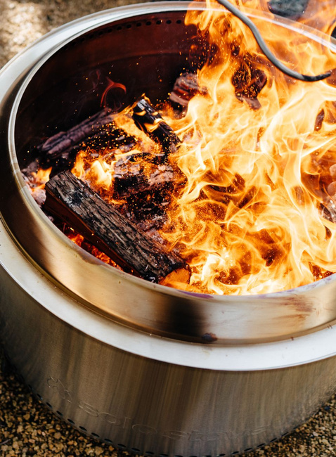 Palenisko ogrodowe ze stojakiem Solo Stove Yukon 2.0 - stainless steel