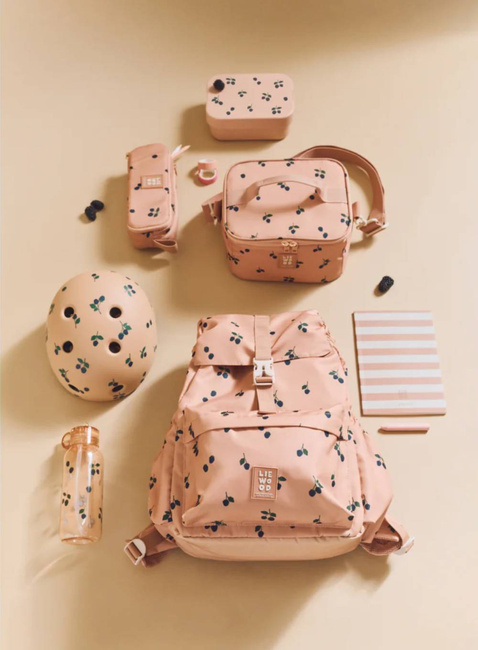 Dziecięcy pojemnik na jedzenie Liewood Kamil Lunchbox - berry / pale tuscany