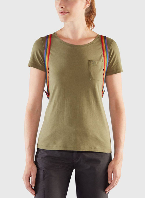 Plecak Fjallraven Kanken Mini Rainbow - spruce green / rainbow pattern