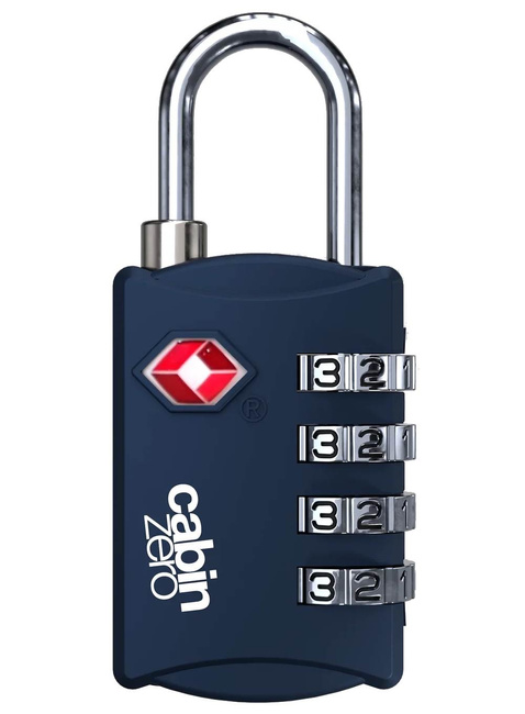 Kłódka szyfrowa do bagażu CabinZero TSA Travel Lock - navy