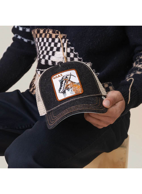 Czapka z daszkiem Goorin Bros The Goat Trucker - dark denim