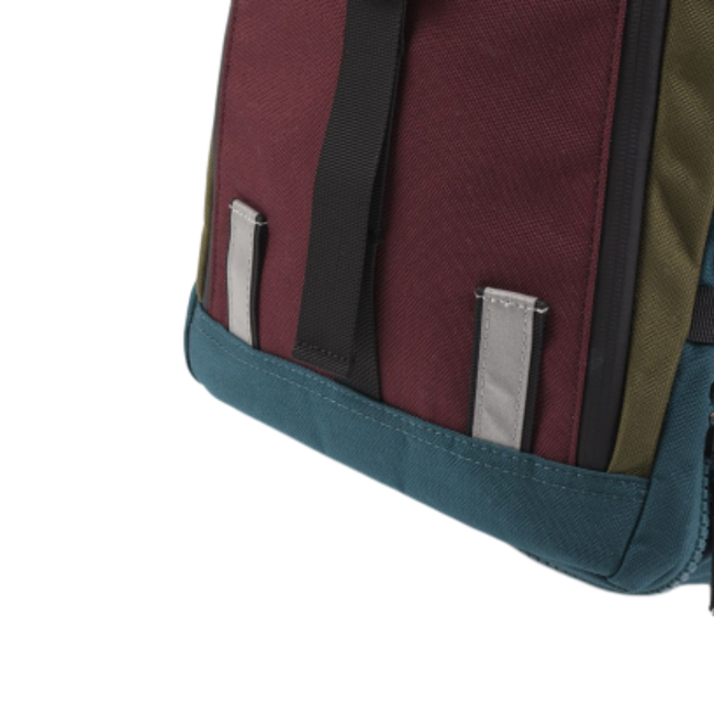 Plecak podróżny Traveler Doughnut 36 l - denim / wine
