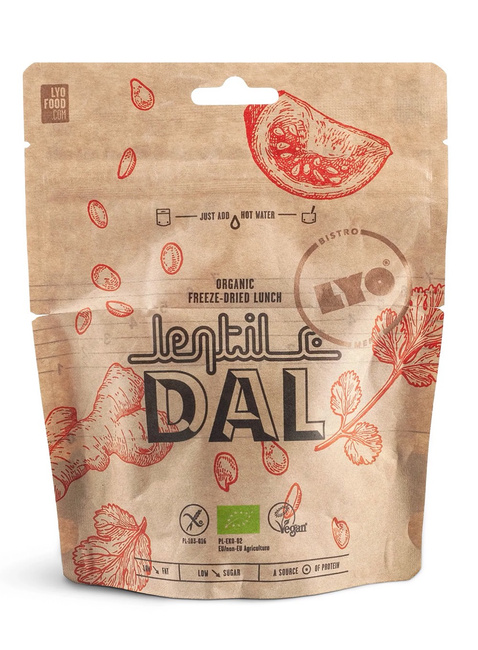 Liofilizowane danie LyoFood  Eko Dal soczewicowy z kaszą jaglaną 270 g