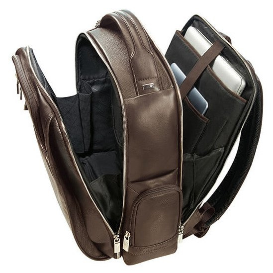 Plecak skórzany na laptopa Samsonite Sunstone 15,6" - brown