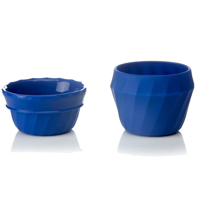 Silikonowa miska 2w1 Humangear Flexibowl - green