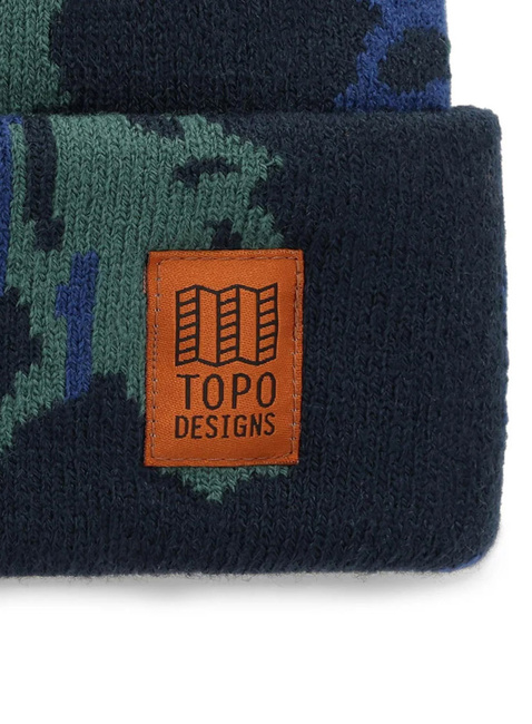 Czapka zimowa Topo Designs Work Cap - midnight tectonic
