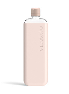 Wielorazowa butelka na wodę Memobottle Original Slim 450 ml - pale coral