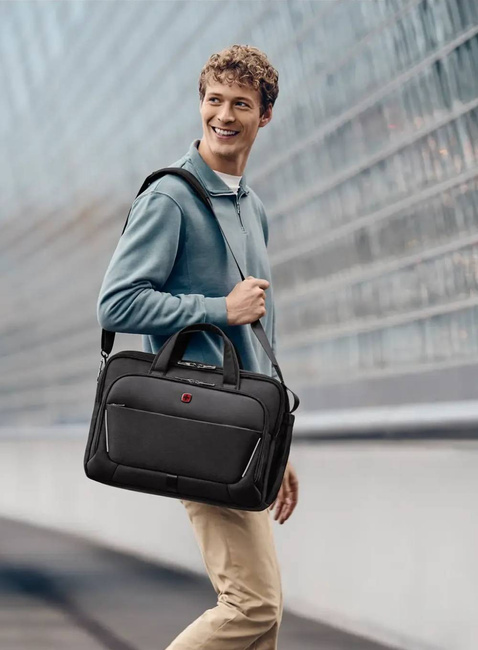 Torba na laptopa Wenger Meteor Brief 16-17 - black