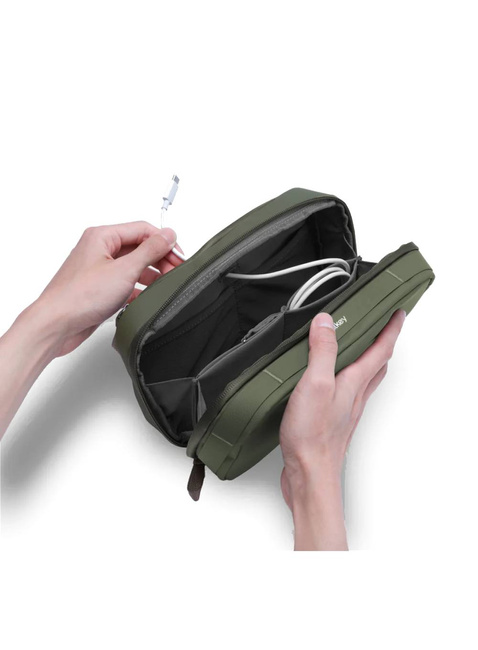 Organizery biurowe podróżne Orbitkey 2-in-1 Tech Pouch - olive