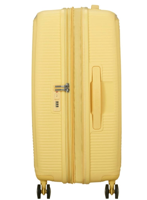 Walizka średnia American Tourister Soundbox EXP - pastel yellow