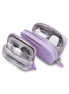 Organizery biurowe podróżne Orbitkey 2-in-1 Tech Pouch - lilac