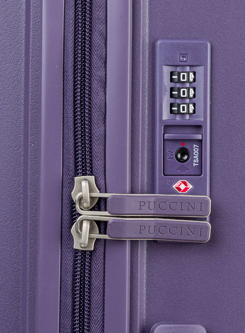 Walizka duża Puccini Mykonos - fioletowy