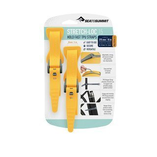 2 Paski mocujące Sea To Summit Stretch-Loc TPU Straps 15 - yellow