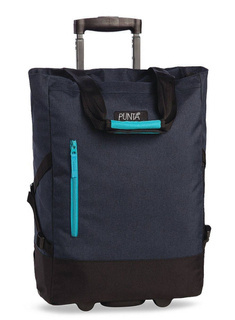 Torba na kółkach / kabinowa Punta Wheel Classic - blue highlights