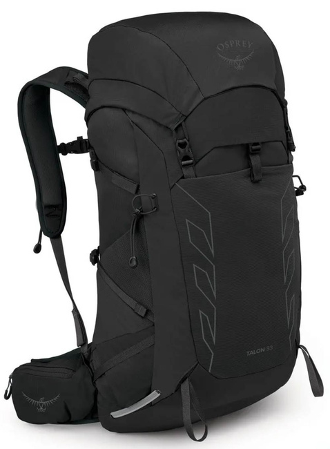 Plecak trekkingowy męski Osprey Talon 33 - black coal / grey