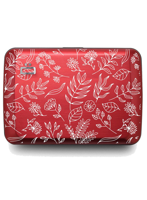 Portfel aluminiowy Ogon Design Stockholm V2 - flowers