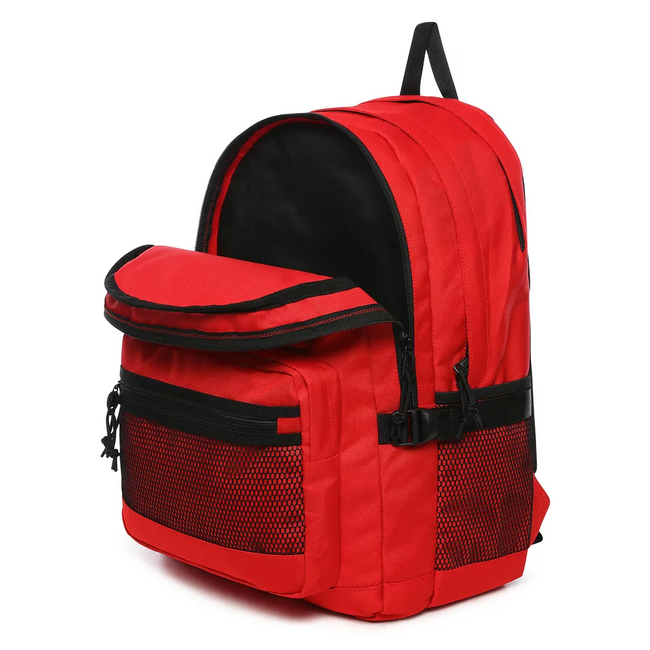Plecak szkolny wielokomorowy Vans Stasher - racing red