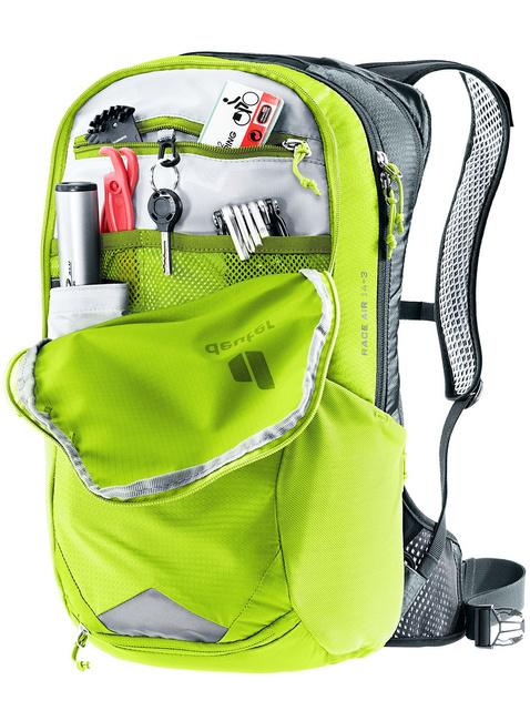Plecak rowerowy Deuter Race Air 14+3 - citrus / graphite
