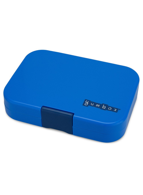 Szczelna średnia śniadaniówka Yumbox Original - surf blue / funny monsters