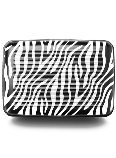 Portfel aluminiowy Ogon Design Stockholm Card Case Premium V3 - zebra