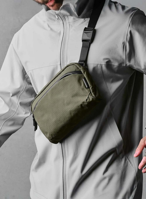 Torba saszetka na ramię Alpaka Flight Sling 2 l - green