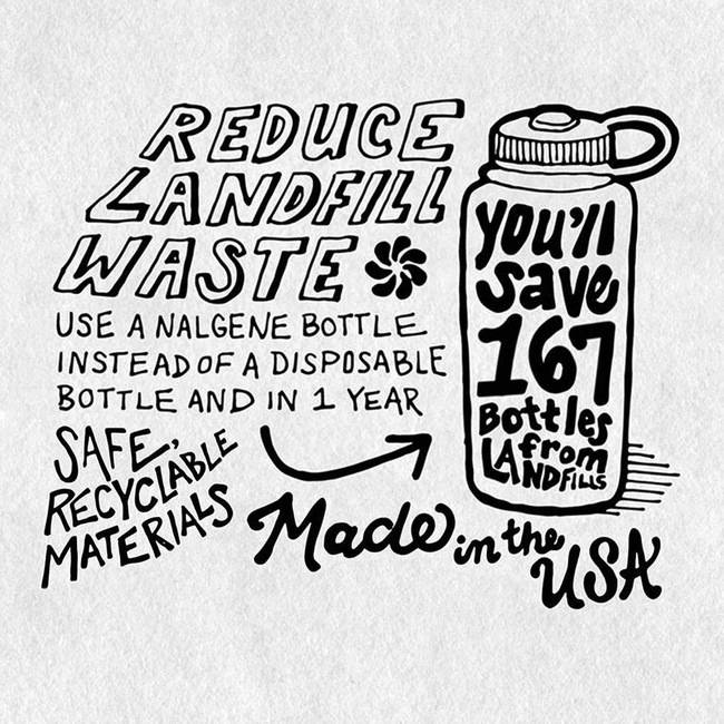 Butelka na wodę  / bidon Wide Mouth 1 l Nalgene - pear