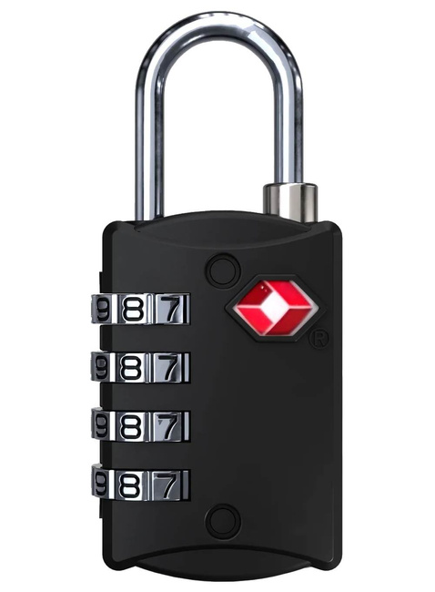 Kłódka szyfrowa do bagażu CabinZero TSA Travel Lock - absolute black