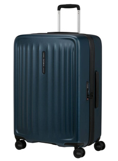 Walizka średnia poszerzana Samsonite Fyrm EXP - steel blue