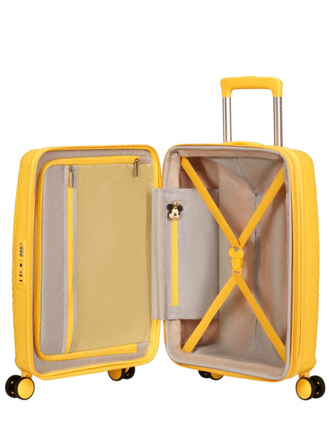 Walizka mała American Tourister Mickey Magic - flower yellow