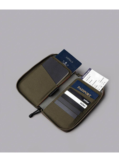 Portfel paszportówka Alpaka Zip Passport Wallet - army green
