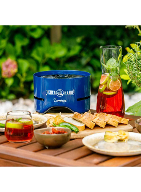 Grill stołowy Feuerhand Table-Top Grill Tamber - cobalt blue