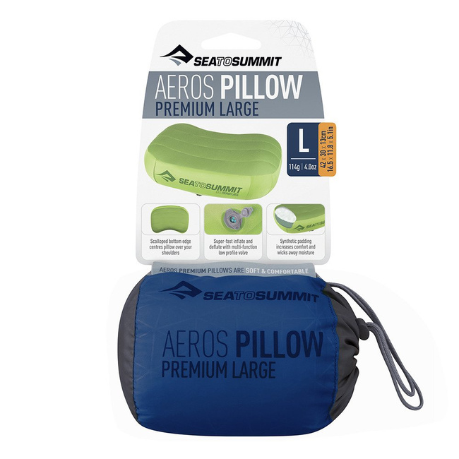 Poduszka Sea To Summit  Aeros Premium Large - navy blue