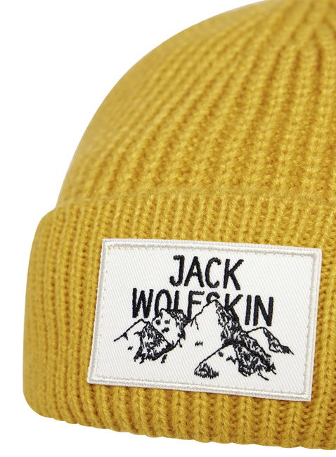 Czapka zimowa Jack Wolfskin Badge Beanie - mustard