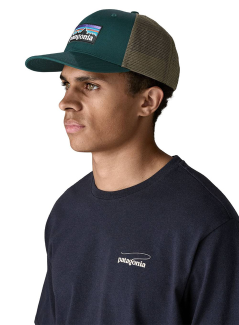 Czapka z daszkiem Patagonia P-6 Logo Trucker Hat - cascade green