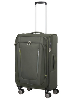 Walizka średnia American Tourister Wanderlite M EXP - dark khaki