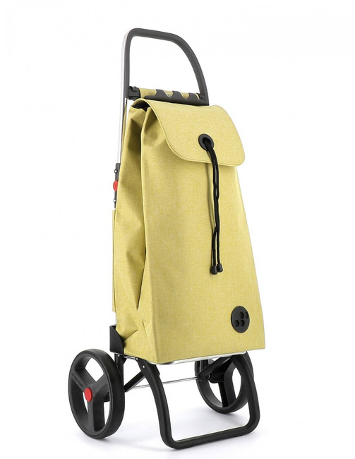 Wózek na zakupy 2 duże koła składany Rolser I-Max TWEED 2LRSG - lime